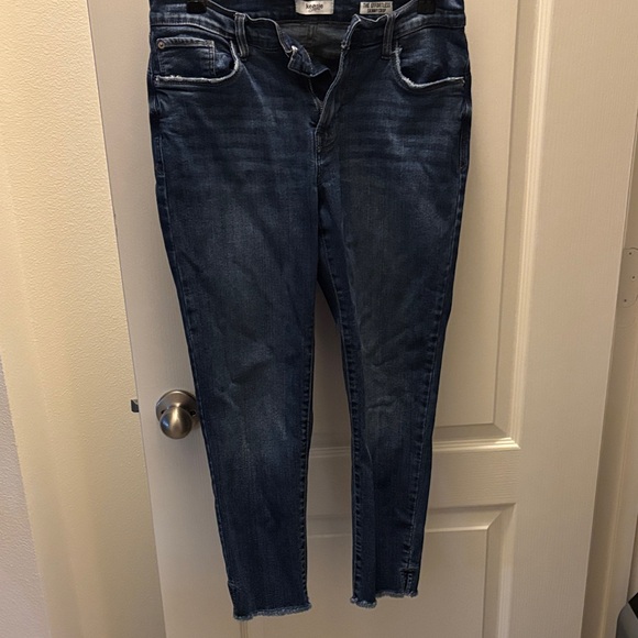 Kensie Dark Blue Ankle Jeans - Picture 1 of 4